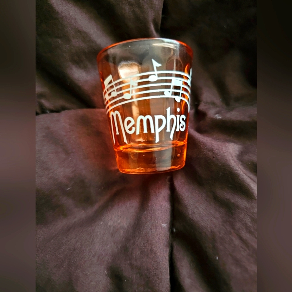 Orange Amber Musical Shot Glass Drinkware